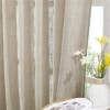 nicetown custom taupe sheer curtains