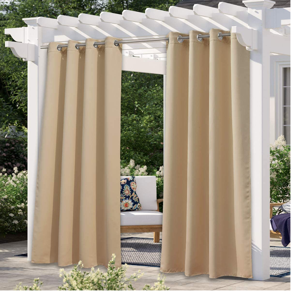nicetown outdoor patio curtains