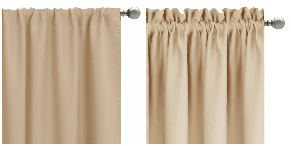 nicetown rod pocket curtains