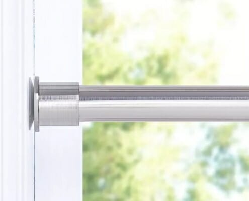 nicetown silver spring tension curtain rod